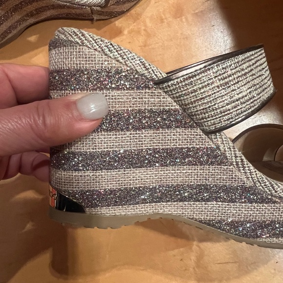 Authentic Jimmy Choo wedge slides - Picture 3 of 8